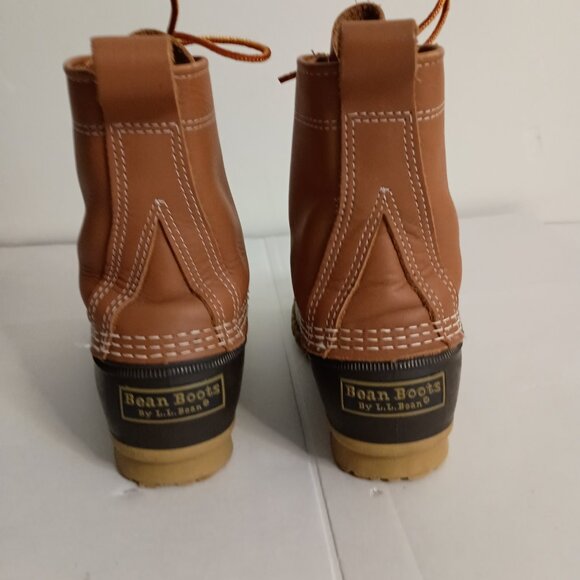 L.L. Bean Women’s Bean Boots Brown Bottom Waterproof Duck Boots Size 6M - Picture 6 of 16